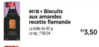 Thiriet 94136. Biscuits aux amandes recette flamande offre