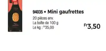 Thiriet 94035 Mini gaufrettes offre