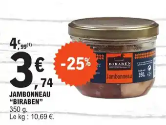 E.Leclerc JAMBONNEAU "BIRABEN" offre