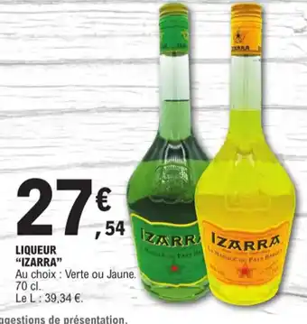 LIQUEUR "IZARRA"