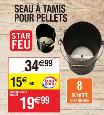 SEAU À TAMIS POUR PELLETS
