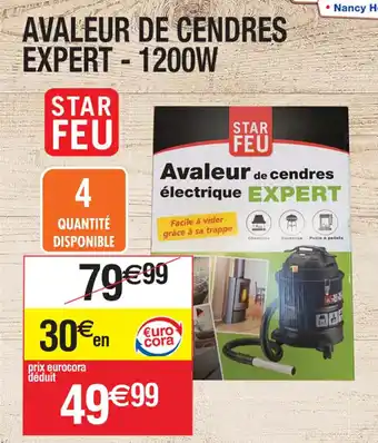 Cora x Carrefour AVALEUR DE CENDRES EXPERT - 1200W offre