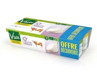 Auchan YAOURT NATURE BIO offre