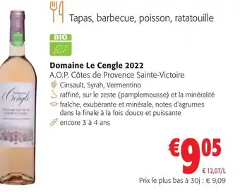 Colruyt Domaine Le Cengle 2022 offre
