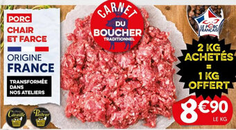 E.Leclerc PORC CHAIR ET FARCE offre