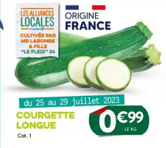E.Leclerc COURGETTE LONGUE offre