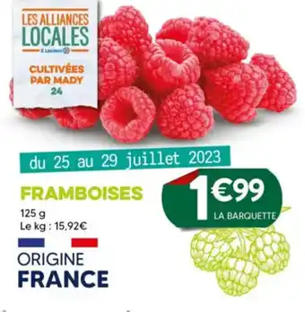 E.Leclerc FRAMBOISES offre