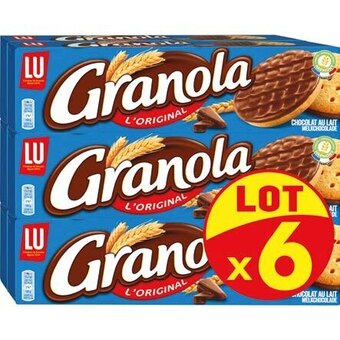 Auchan BISCUITS GRANOLA AU CHOCOLAT AU LAIT offre