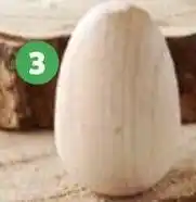 Auchan Œuf en bois à décorer offre