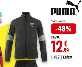 Intersport PUMA 1. VESTE Enfant offre