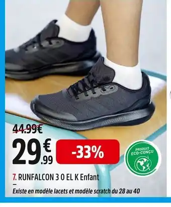 Intersport 7. RUNFALCON 3 0 EL K Enfant offre