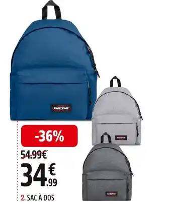 Intersport 2. SAC À DOS offre