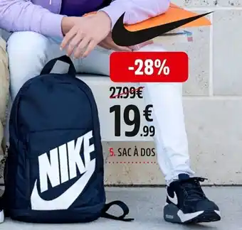 Intersport 5. SAC À DOS offre