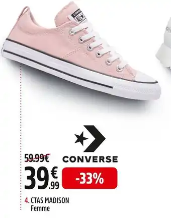 Intersport CONVERSE 4. CTAS MADISON offre