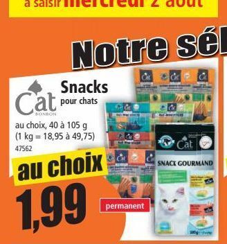 Norma Snacks pour chats offre