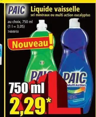 Norma Liquide vaisselle offre
