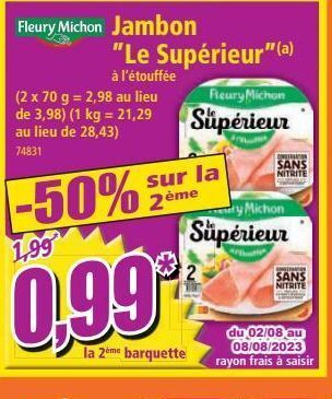 Norma Jambon le supérieur offre