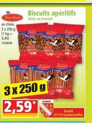 Norma Biscuits apéritifs offre