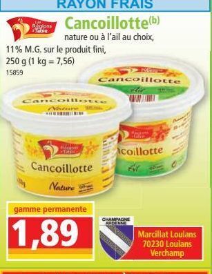 Norma Cancoillotte offre