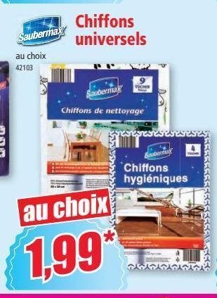Norma Chiffons universels offre