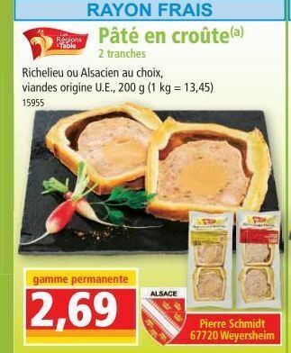 Norma Pâté en croute offre