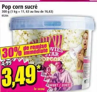 Norma Pop-corn sucré offre