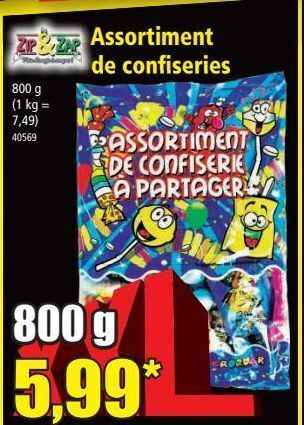 Norma Assortiment de confiseries offre