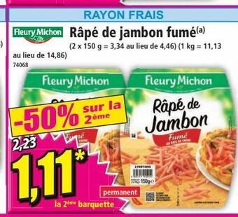 Norma Rapé de jambon fumé offre