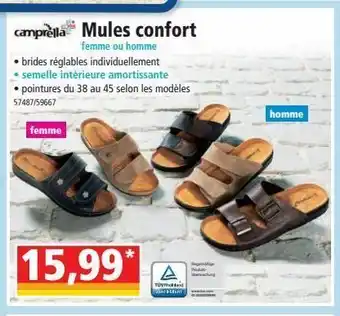 Norma Mules confort offre