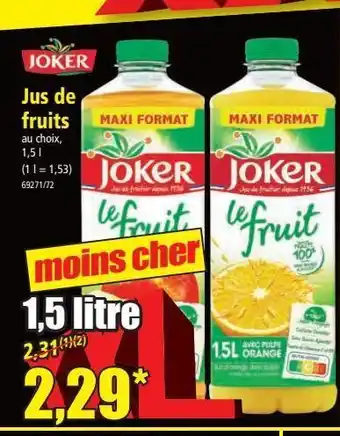 Norma Jus de fruits offre
