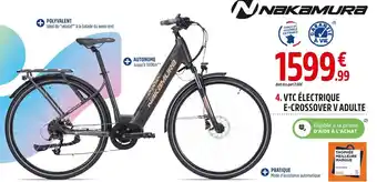 Intersport 4. VTC ÉLECTRIQUE E-CROSSOVER V ADULTE offre