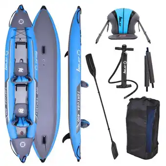 Decathlon Pack canoe kayak gonflable 2 places zray tortuga 400 offre