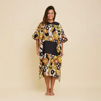 Decathlon Poncho surf 500 adulte print memories offre