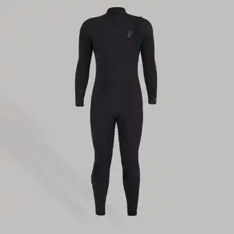 Decathlon Combinaison aropec 4/3 noir front zip offre