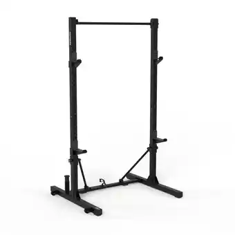 Decathlon Rack de musculation pliable/ rétractable squat, bench et traction - rack 500 offre