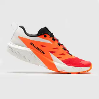 Decathlon Chaussure de trail running salomon sense ride 5 m grey / red offre