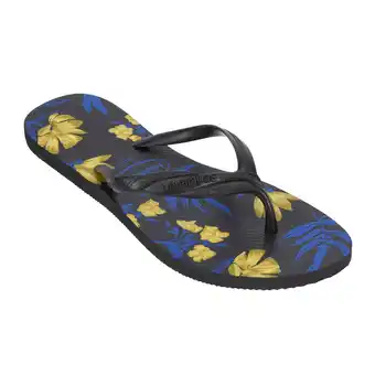 Decathlon Tongs femme havaianas floral noir opeco offre
