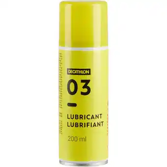 Decathlon Huile velo aerosol temps sec offre