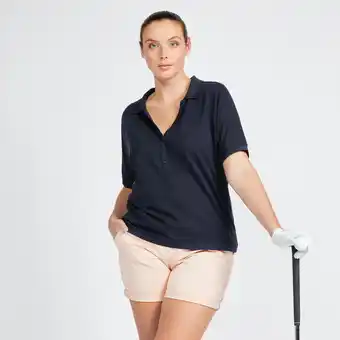 Decathlon Polo golf manches courtes femme - mw520 marine offre