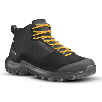 Decathlon Chaussures imperméables de randonnée montagne - mh500 mid noir - homme offre