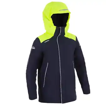 Decathlon Veste chaude et imperméable bateau sailing 100 enfant bleu rose offre