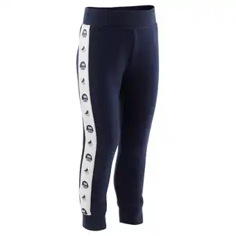 Decathlon Pantalon de jogging chaud bébé- basique bleu avec motifs offre