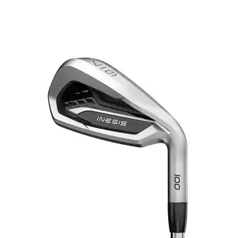 Decathlon Fer à l'unité golf adulte droitier taille 1 graphite - inesis 100 offre