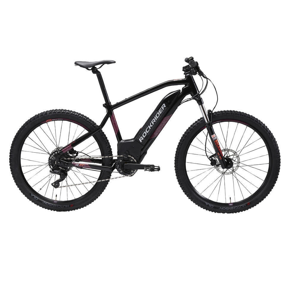 Promo V lo vtt lectrique semi rigide 27 5 e st520 noir violet