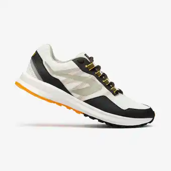 Decathlon Chaussure de running homme run active grip khaki offwhite offre