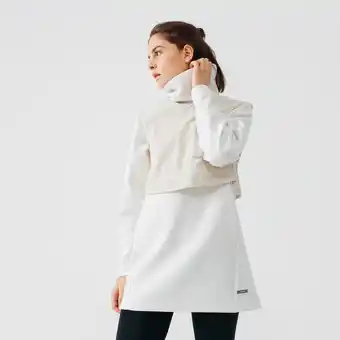 Decathlon Sweat running chaud long femme - warm+ long beige offre