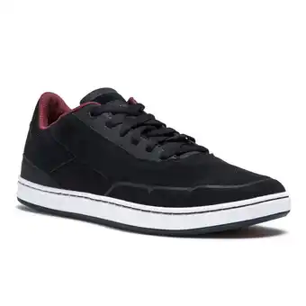 Decathlon Chaussures basses (cupsoles) de skateboard adulte crush 500 noire / bordeaux offre