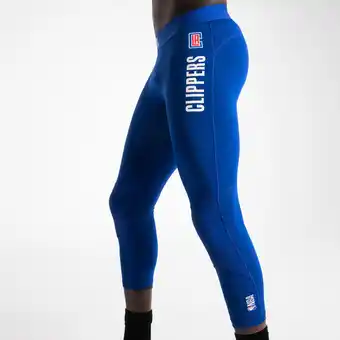 Decathlon Legging 3/4 de basketball nba los angeles clippers adulte - 500 bleu offre