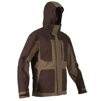 Decathlon Veste chasse impermeable renfort verte 500 offre