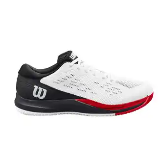 Decathlon Chaussures de tennis homme rush pro ace blanc noir multicourt offre